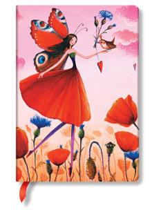 Opakowanie Notatnik Poppy Field Midi