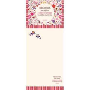 Opakowanie Notes z magnesem Będę Cię chwalił Panie mój Boże z całego serca mojego i na wieki będę sławił Twe imię