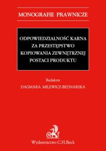 Opakowanie Odpowiedzialność karna za przestępstwo kopiowania zewnętrznej postaci produktu