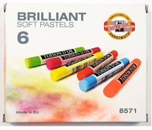 Opakowanie Pastele suche 6 kolorów Fluo