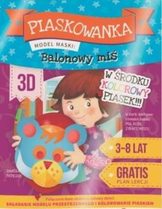Okładka książki Piaskowanka 3D - Balonowy miś