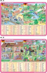 Okładka książki Podkładka edukacyjna.  Meine Stadt, der Sport, Familie im Ga