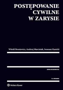 Okładka książki Postępowanie cywilne w zarysie w.2016