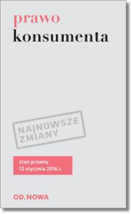 Okładka książki Prawo konsumenta