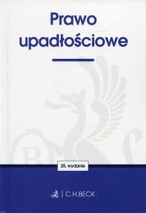 Okładka książki Prawo upadłościowe