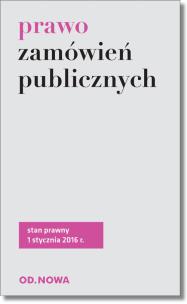 Okładka książki Prawo zamówień publicznych