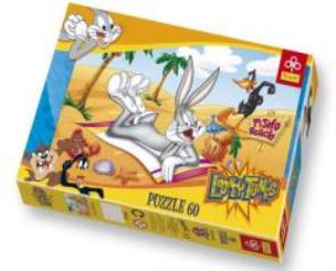 Opakowanie Puzzle 60 Królik Bugs na plaży TREFL
