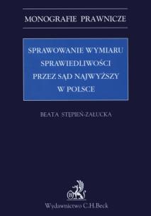 Okładka książki Sprawozdanie wymiaru sprawiedliwości przez Sąd Najwyższy w polsce