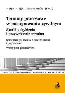 Okładka książki Terminy procesowe w postępowaniu cywilnym