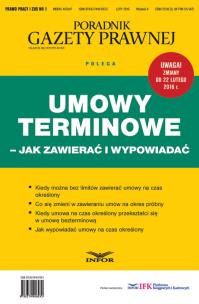 Opakowanie Umowy terminowe jak zawierać i wypowiadać