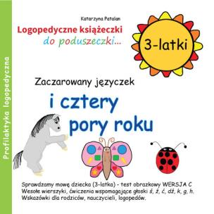 Okładka książki Zaczarowany języczek i cztery pory roku 3 latki
