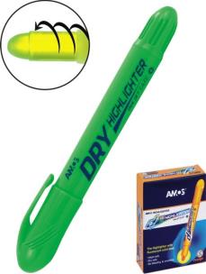 Opakowanie Zakreślacz w sztyfcie HLD12 Zielony 12 sztuk