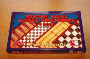 Opakowanie Zestaw gier - Warcaby, halma i inne SAMO-POL