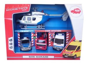 Opakowanie Zestaw pojazdów SOS w garażu