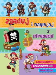 Okładka książki Zgaduj i naklejaj z piratami!