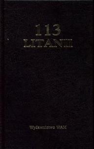 Okładka książki 113 litanii czarne