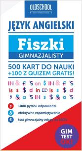 Okładka książki ANGIELSKIE FISZKI 500 GIM+100 FISZEK Z QUIZEM-LINGO