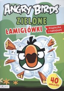 Okładka książki Angry Birds. Zielone łamigłówki