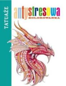 Okładka książki Antystresowa kolorowanka. Tatuaże