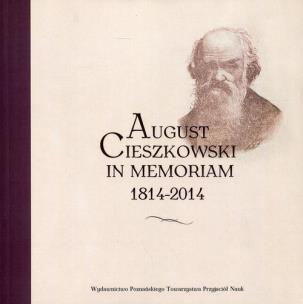 Opakowanie August Cieszkowski In memoriam 1814-2014