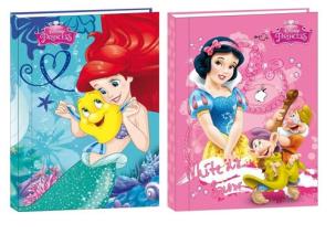 Opakowanie Brulion A6 Księzniczki w kratkę 96 kartek mix