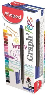 Opakowanie Cienkopis Graph Peps niebieski 12 sztuk