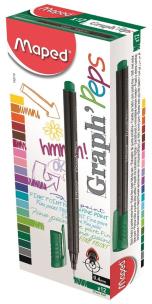 Opakowanie Cienkopis Graph Peps zielony 12 sztuk