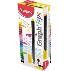 Opakowanie Cienkopis Graph Peps żółty 12 sztuk
