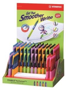 Opakowanie Długopis Stabilo Performer+ x-fine fashion display 100 sztuk