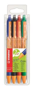 Opakowanie Długopis Stabilo pointball. etui 4 sztuki