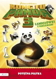 Okładka książki Dream Works. Kung Fu Panda 3. Potężna Piątka. Łamigłówki z naklejkami