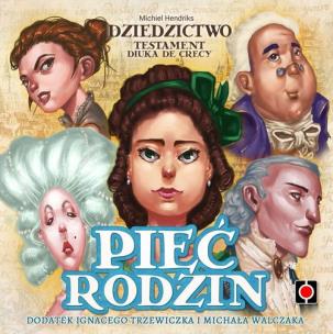 Okładka książki Dziedzictwo: Pięć Rodzin
