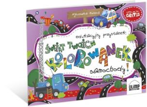 Okładka książki edukacyjny przystanek: Świat Twoich Kolorowanek Samochody!