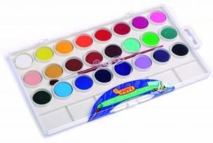 Opakowanie Farby akwarelowe 24 kolory JOVI