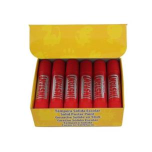 Opakowanie Farby w sztyfcie playcolor instant czerwony 12 sztuk