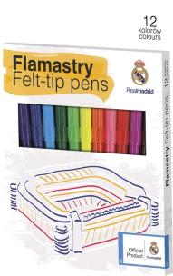 Opakowanie Flamastry 12 kolorów Real Madrid (314016003)