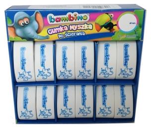 Opakowanie Gumka myszka Bambino display 24 sztuki