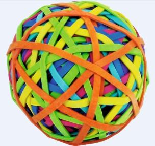 Opakowanie Gumka recepturka piłka 6cm GRAND