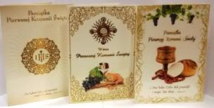 Okładka książki Karnet B6 druk Komunia Sw. MIX