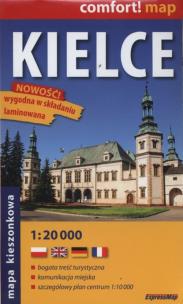 Opakowanie Kielce mapa  kieszonkowa 1:20 000