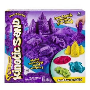 Opakowanie Kinetic Sand - podwodny świat + foremki 454g fiol.