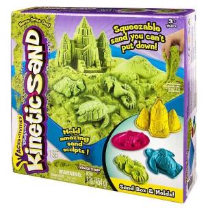 Opakowanie Kinetic Sand - podwodny świat + foremki 454g ziel.