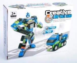 Opakowanie Klocki konstrukcyjne 2w1