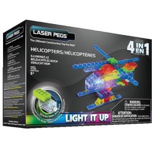 Opakowanie Klocki Laser Pegs 4w1 helikopter świecące