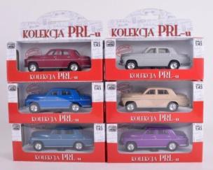 Opakowanie Kolekcja PRL-u Warszawa 223, 6 kolorów