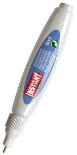 Opakowanie Korektor w pisaku z metalową końcówką 9ml.