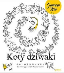 Okładka książki Koty dziwaki. Kolorowanka