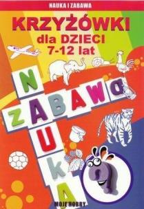 Okładka książki Krzyżówki dla dzieci 7-12 lat LITERAT