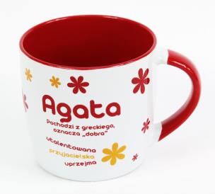 Opakowanie Kubek Imienny Agata