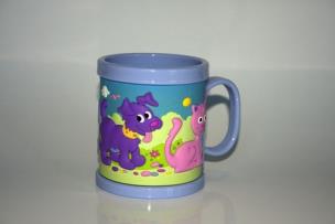 Opakowanie Kubek imienny dla dziecka Pies i kot